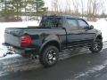 Picture of N-Fab Nerf Step 01-03 Ford F-150-Lobo SuperCrew 5-5ft Bed - Gloss Black - W2W - 3in