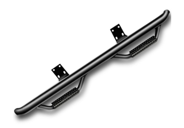Picture of N-Fab Nerf Step 09-17 Dodge Ram 1500 Crew Cab - Tex- Black - Cab Length - 3in