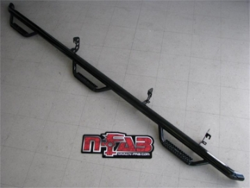 Picture of N-Fab Nerf Step 10-17 Dodge Ram 1500 Crew Cab 6-4ft Bed - Tex- Black - Bed Access - 3in