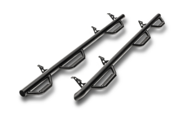 Picture of N-Fab Nerf Step 10-17 Dodge Ram 1500 Crew Cab 6-4ft Bed - Tex- Black - Bed Access - 3in