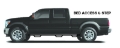 Picture of N-Fab Nerf Step 10-17 Dodge Ram 2500-3500 Crew Cab 8ft Bed - Gloss Black - Bed Access - 3in