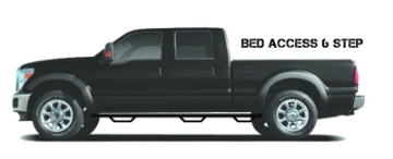 Picture of N-Fab Nerf Step 10-17 Dodge Ram 2500-3500 Crew Cab 8ft Bed - Tex- Black - Bed Access - 3in
