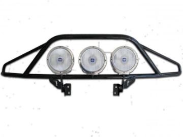 Picture of N-Fab Pre-Runner Light Bar 99-02 Chevy Tahoe-Suburban 00-05 1500-2500-3500 - Gloss Black