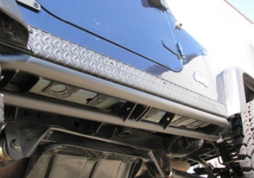 Picture of N-Fab RKR Rails 97-06 Jeep Wrangler TJ-BJ 2 Door All - Tex- Black - 1-75in