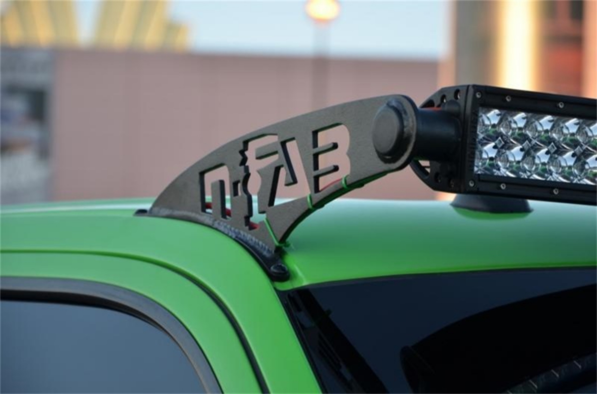 Picture of N-Fab Roof Mounts 07-17 Toyota Tundra - Gloss Black - 50 Series