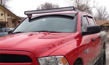 Picture of N-Fab Roof Mounts 09-17 Dodge Ram 2500-3500 10-14 1500 - Gloss Black - 50 Series