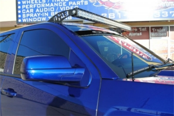 Picture of N-Fab Roof Mounts 14-17 Chevy-GMC 2500-3500 07-10 1500 - Gloss Black - 50 Series