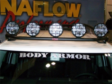 Picture of N-Fab Roof Mounts 42535 Toyota FJ Cruiser - Tex- Black - Front