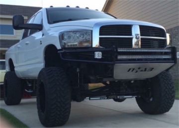 Picture of N-Fab RSP Front Bumper 04-09 Dodge Ram 2500-3500 - Tex- Black - Direct Fit LED