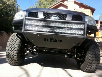 Picture of N-Fab RSP Front Bumper 04-15 Nissan Titan-Armada - Gloss Black - Direct Fit LED