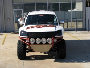 Picture of N-Fab RSP Front Bumper 04-15 Nissan Titan-Armada - Gloss Black - Multi-Mount