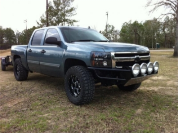 Picture of N-Fab RSP Front Bumper 07-13 Chevy 1500 - Gloss Black - Multi-Mount