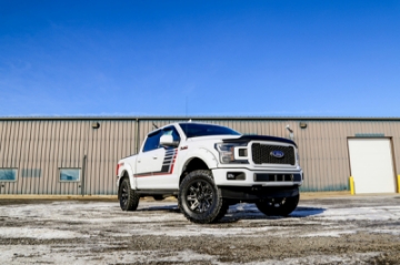 Picture of EGR 2018 Ford F150 Bolt-On Look Color Match Fender Flares - Set - Oxford White