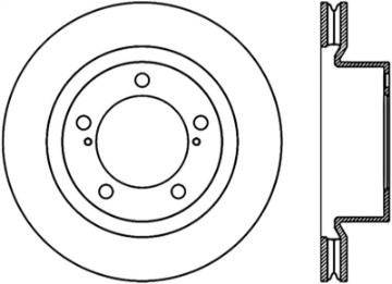 Picture of StopTech 08-11 Lexus LX570 Slotted & Drilled Front Left Rotor