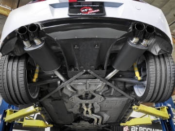 Picture of aFe MACH Force-Xp 2-1-2in 304 SS Cat-Back Exhaust w- Black Tips 05-08 BMW Z4 M Coupe E86 L6 3-2L