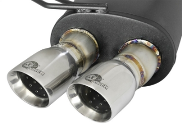 Picture of aFe MACH Force-Xp 2-1-2in 304 SS Cat-Back Exhaust w-Polished Tips 05-08 BMW Z4 M Coupe E86 L6 3-2L