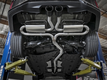 Picture of aFe Takeda 3in 304 SS Cat-Back Exhaust System w- Black Tips 2017+ Honda Civic Si 4dr I4 1-5L t