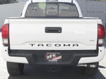 Picture of aFe MACH Force-Xp 2-1-2in 304 SS Cat-Back Exhaust w-Black Tips 2016+ Toyota Tacoma L4-2-7L - V6-3-5L