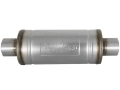 Picture of aFe MACH Force-Xp 409 SS Muffler 3in Center-Center 14in L x 6in Dia - Round Body