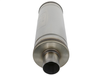 Picture of aFe MACH Force-Xp 409 SS Muffler 2-5in Center-Center 18in L x 6in Dia - Round Body