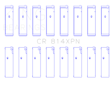 Picture of King Engine Bearings Ford 351ci 5-8L 16V Connecting Rod Bearing Set