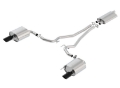 Picture of Borla 15-17 Ford Mustang EcoBoost 2-3L EC-Type Cat Back Single Round 4-0in OD 9-5in L Tips Exhaust