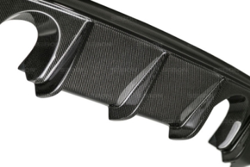 Picture of Seibon 15-16 Ford Focus OE-Style Carbon Fiber Rear Bumper Lip
