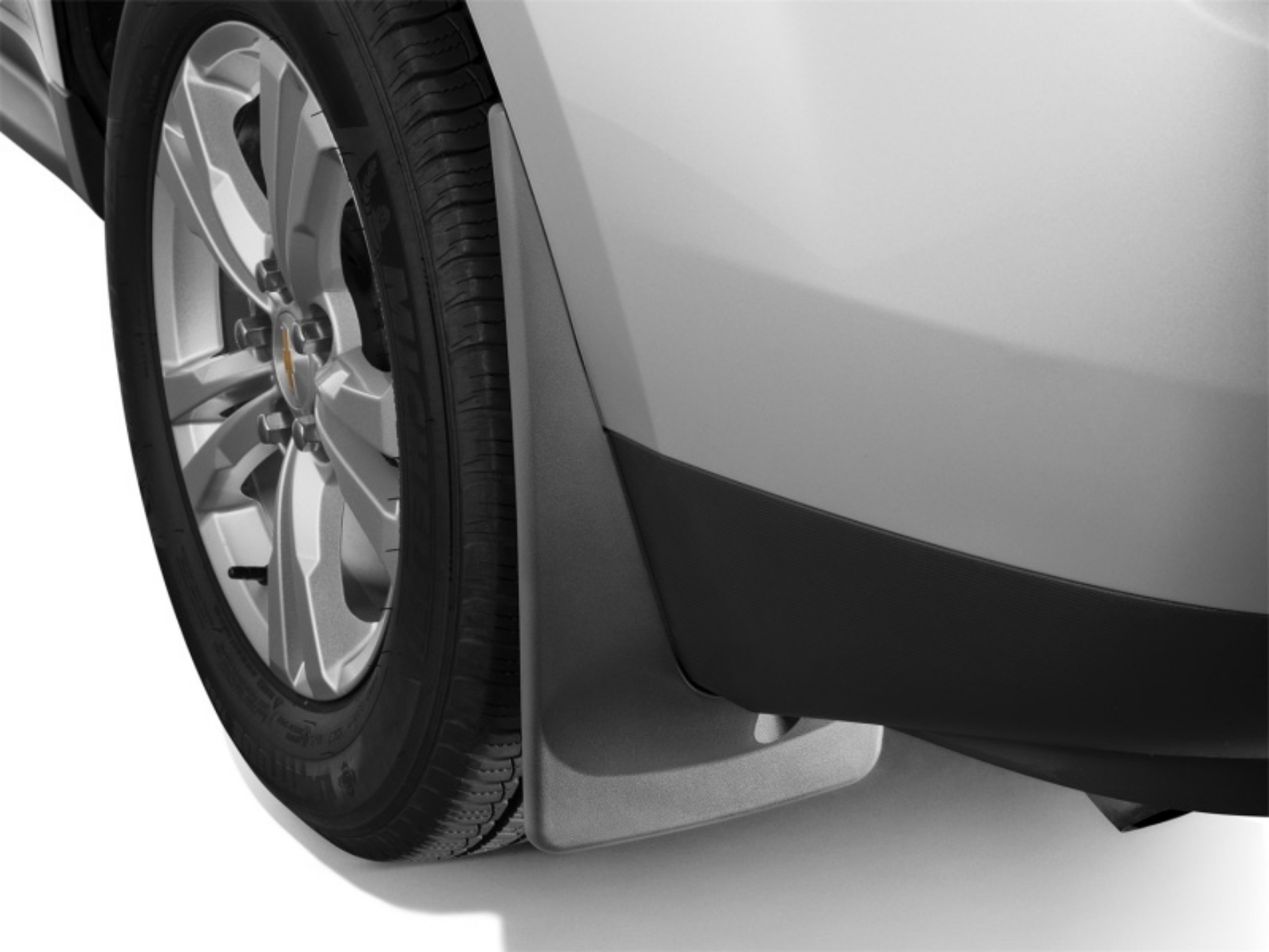 Picture of WeatherTech 10-18 Dodge Ram 3500 Dually w-o Fender Flares No Drill Mudflaps - Black