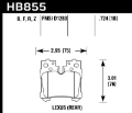 Picture of Hawk 07-17 Lexus LS460 - 08-16 Lexus LS600h Performance Ceramic Street Rear Brake Pads
