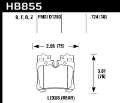 Picture of Hawk 07-17 Lexus LS460 - 08-16 Lexus LS600h Performance Ceramic Street Rear Brake Pads