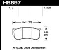 Picture of Hawk DTC-70 AP Racing CP6269 Race Brake Pads