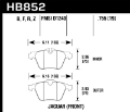 Picture of Hawk 05-09 Jaguar XJR - 10-15 Jaguar XJ HPS 5-0 Front Brake Pads