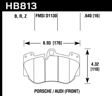 Picture of Hawk 13-15 Audi RS5 HPS 5-0 Front Brake Pads