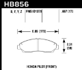 Picture of Hawk 09-15 Honda Pilot HPS Street Front Brake Pads