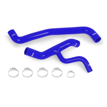 Picture of Mishimoto 97-04 Ford F-150 5-4L V8 w-o Oil Cooler Blue Silicone Radiator Hose Kit