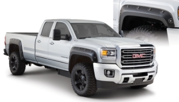Picture of Bushwacker 15-18 GMC Sierra 2500 HD Boss Pocket Style Flares 4pc 78-8-97-6in Bed - Black