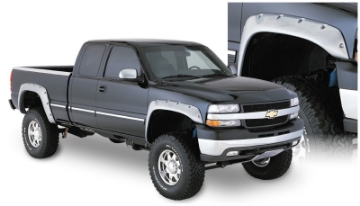 Picture of Bushwacker 07-07 Chevy Silverado 1500 Classic Fleetside Cutout Style Flares 2pc - Black