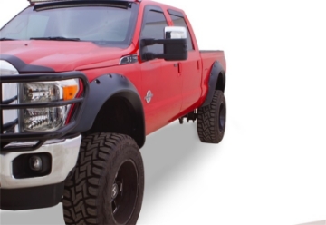 Picture of Bushwacker 11-16 Ford F-250 Super Duty Cutout Style Flares 2pc - Black