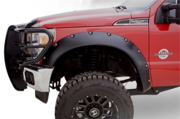 Picture of Bushwacker 11-16 Ford F-250 Super Duty Cutout Style Flares 2pc - Black
