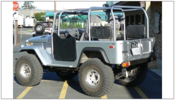 Picture of Bushwacker 65-84 Toyota Land Cruiser Cutout Style Flares 2pc - Black