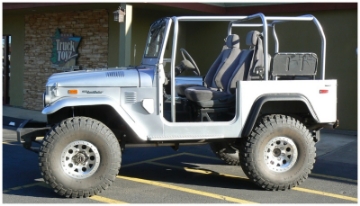 Picture of Bushwacker 65-84 Toyota Land Cruiser Cutout Style Flares 2pc - Black