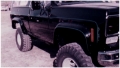 Picture of Bushwacker 75-80 Chevy K10 Suburban Cutout Style Flares 2pc - Black