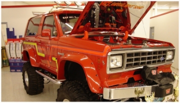 Picture of Bushwacker 84-88 Ford Bronco II Cutout Style Flares 2pc - Black