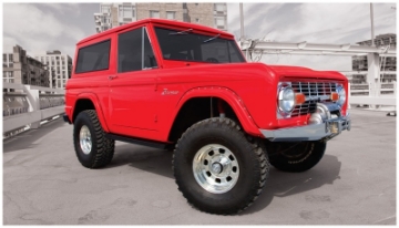 Picture of Bushwacker 66-77 Ford Bronco Cutout Style Flares 2pc - Black