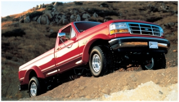 Picture of Bushwacker 92-96 Ford Bronco Cutout Style Flares 2pc - Black