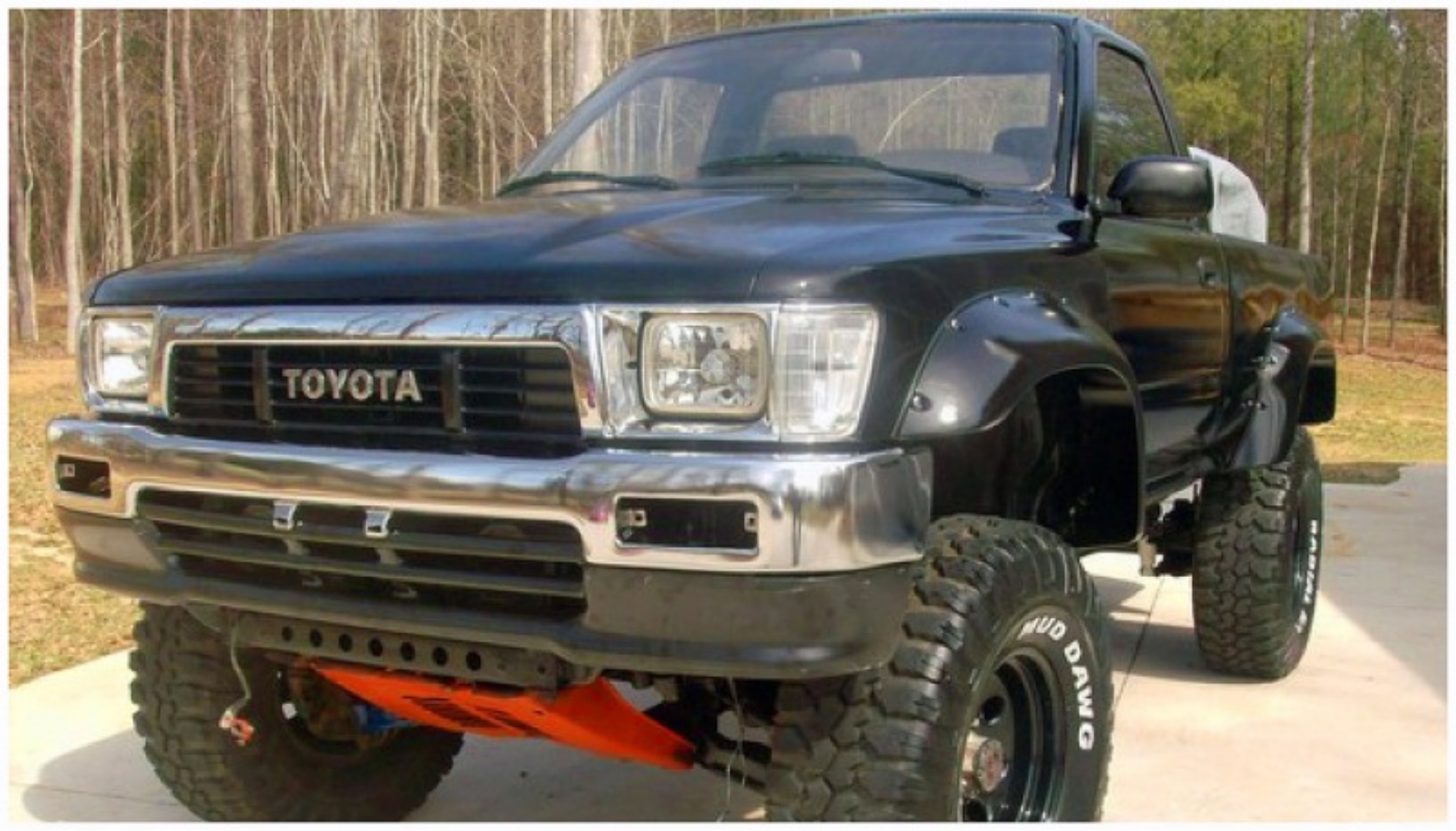 Picture of Bushwacker 89-95 Toyota Cutout Style Flares 2pc - Black