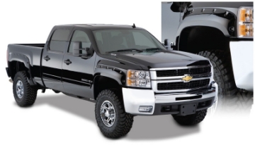 Picture of Bushwacker 07-13 Chevy Silverado 1500 Fleetside Cutout Style Flares 4pc 78-7-97-6in Bed - Black