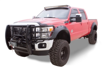 Picture of Bushwacker 11-16 Ford F-250 Super Duty Cutout Style Flares 4pc - Black