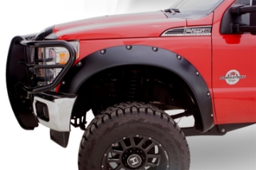 Picture of Bushwacker 11-16 Ford F-250 Super Duty Cutout Style Flares 4pc - Black