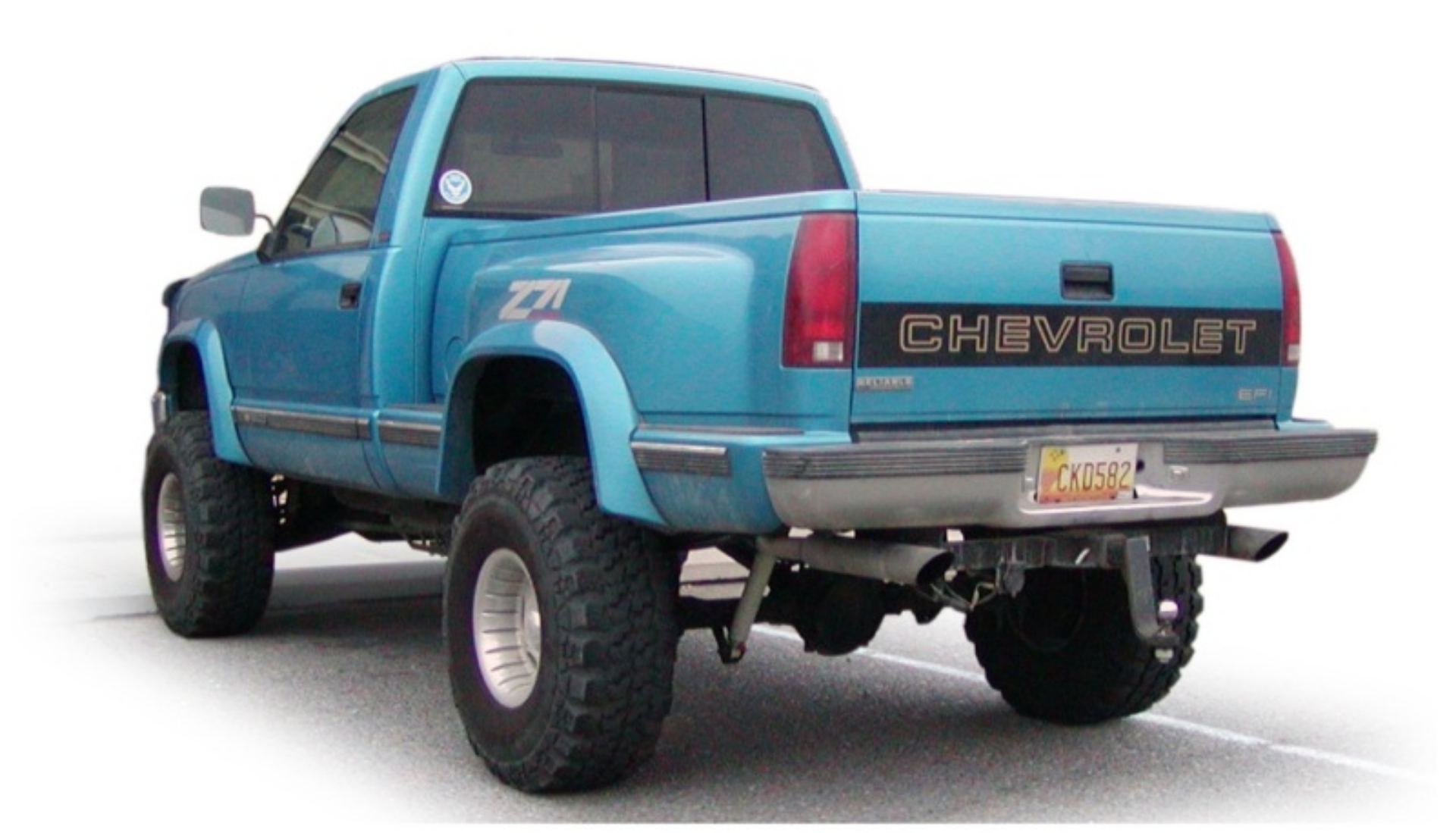 Picture of Bushwacker 88-99 Chevy C1500 Stepside Extend-A-Fender Style Flares 2pc 78-0-96-0in Bed - Black